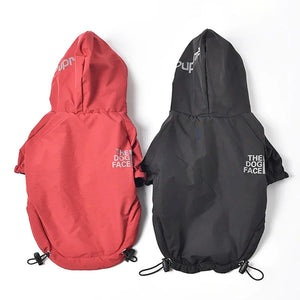 Reflective Dog Coat waterproof jacket with safety print