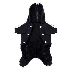 City Strider Sweatsuit cozy cotton dog hoodie