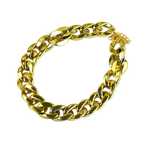 Street-Cred Collar silver chain dog collar