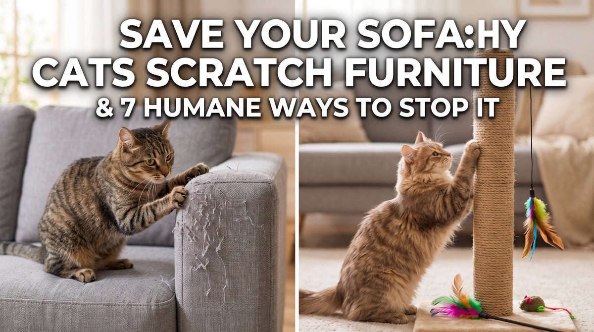 Save Your Sofa: Why Cats Scratch Furniture and 7 Humane Ways to Stop It