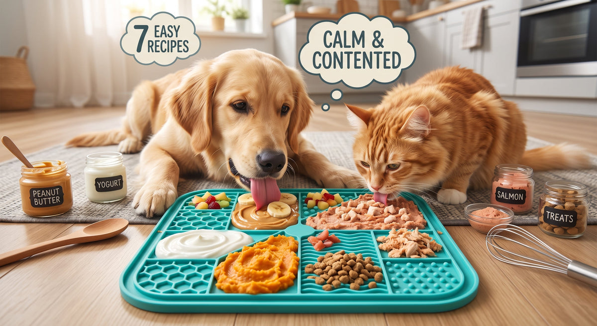 The 10-Minute Calm-Down: Lick Mat Benefits for Dogs (and Cats) + 7 Easy Recipes