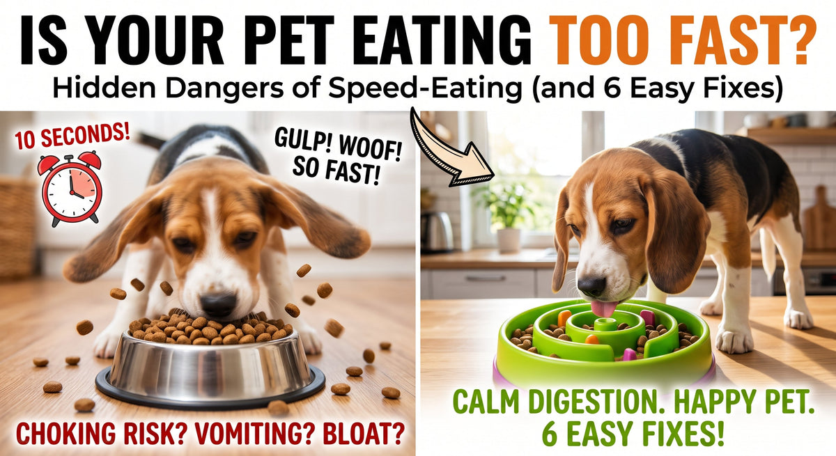 Is Your Pet Eating Too Fast? Hidden Dangers of Speed-Eating (and 6 Easy Fixes)