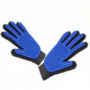 The Fur Magnet deshedding and massage glove for pets