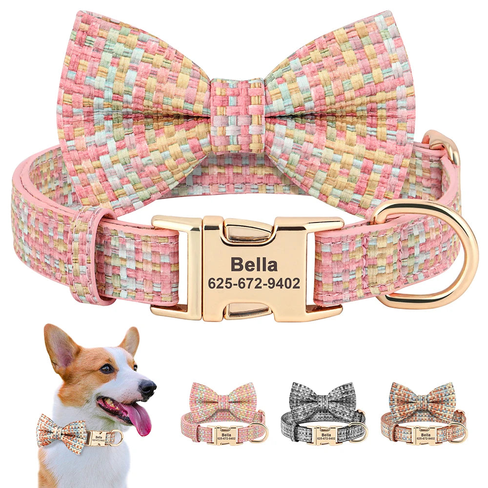Pretty in Pink Personalized Collar