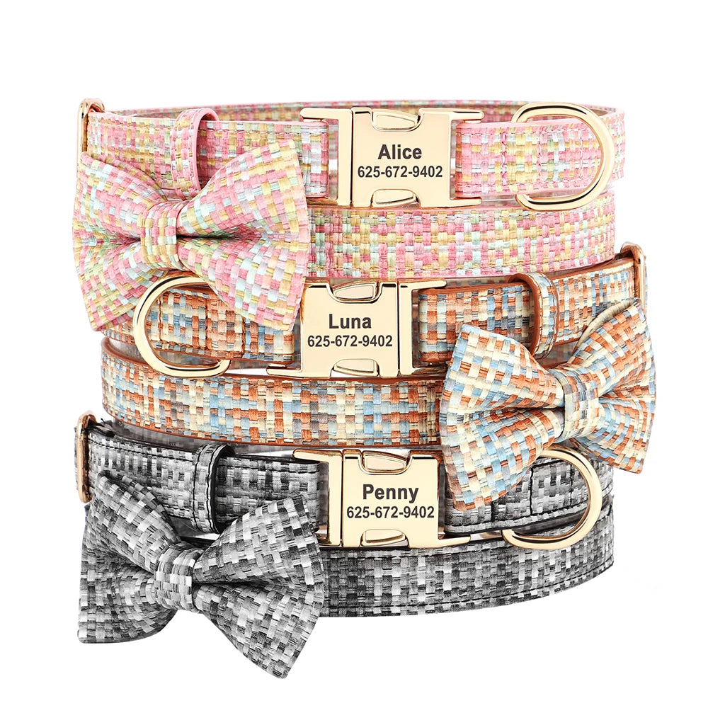 Pretty in Pink Personalized Collar