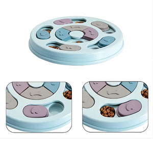 Kibble Quest Board in use with a pet