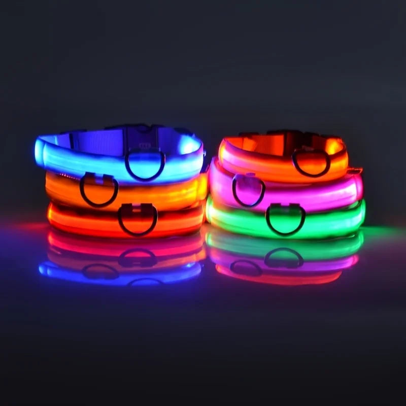 Glow Pup Collar color and size options