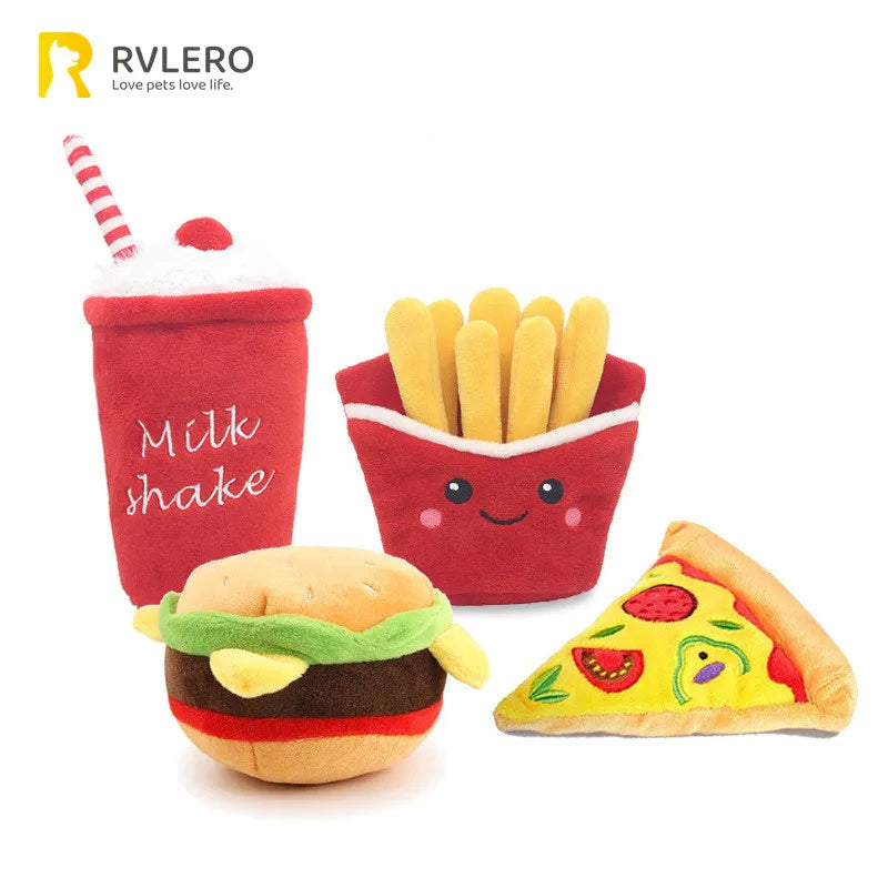 Junk Food Pups in use with a pet