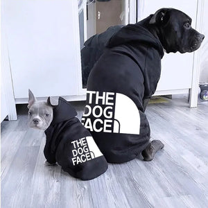 The Dog Face Pack Pullover shown from another angle