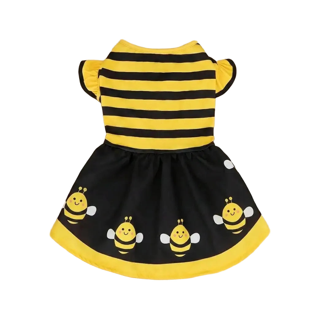 Bee Sweet Ruffle Pet Dress